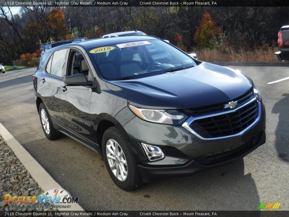 2018 Chevrolet Equinox LS Nightfall Gray Metallic / Medium Ash Gray Photo #6