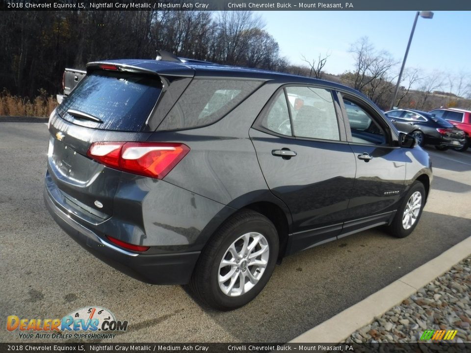 2018 Chevrolet Equinox LS Nightfall Gray Metallic / Medium Ash Gray Photo #7
