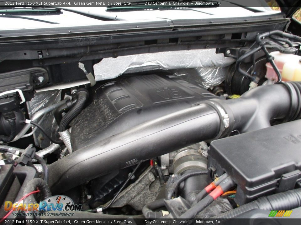2012 Ford F150 XLT SuperCab 4x4 Green Gem Metallic / Steel Gray Photo #20