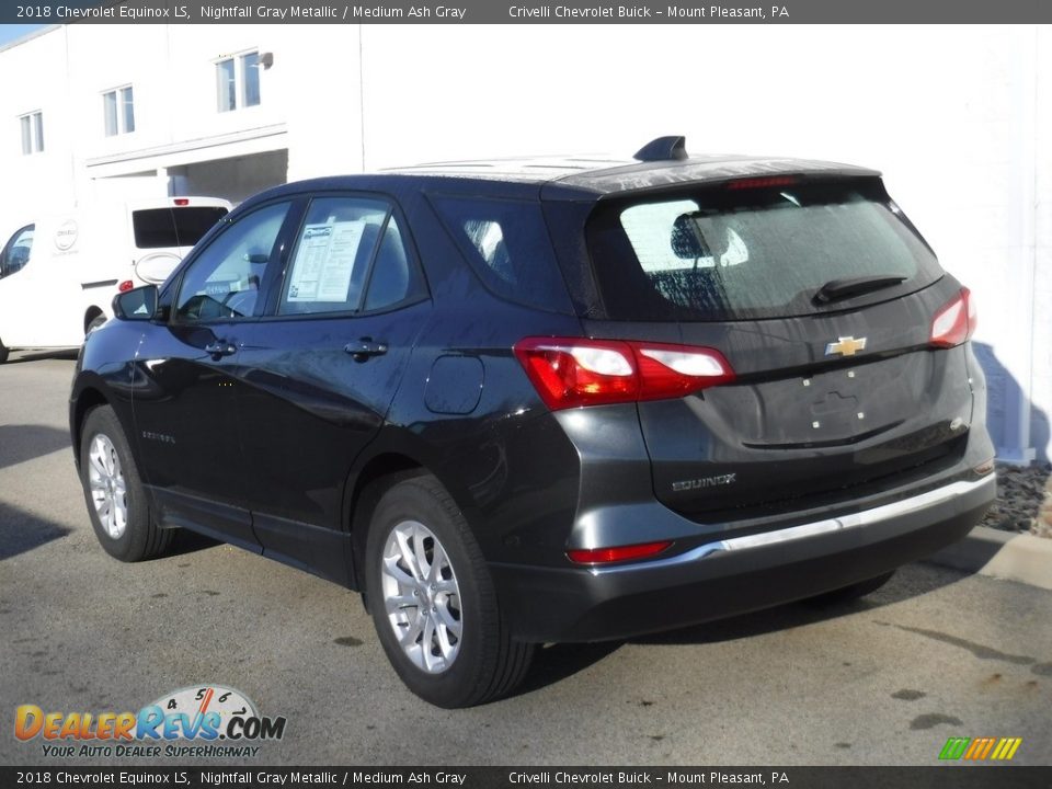 2018 Chevrolet Equinox LS Nightfall Gray Metallic / Medium Ash Gray Photo #9