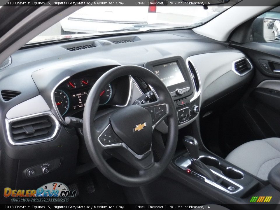 2018 Chevrolet Equinox LS Nightfall Gray Metallic / Medium Ash Gray Photo #11
