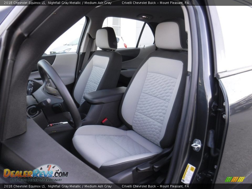 2018 Chevrolet Equinox LS Nightfall Gray Metallic / Medium Ash Gray Photo #13