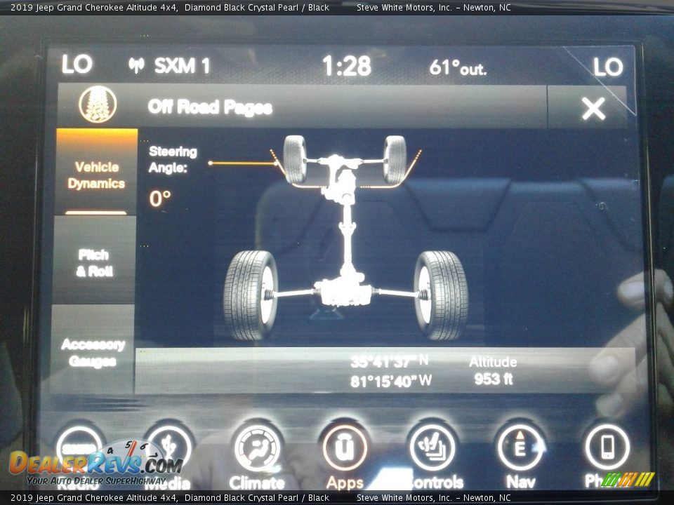 2019 Jeep Grand Cherokee Altitude 4x4 Diamond Black Crystal Pearl / Black Photo #29