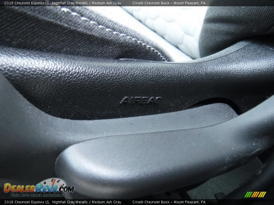 2018 Chevrolet Equinox LS Nightfall Gray Metallic / Medium Ash Gray Photo #14