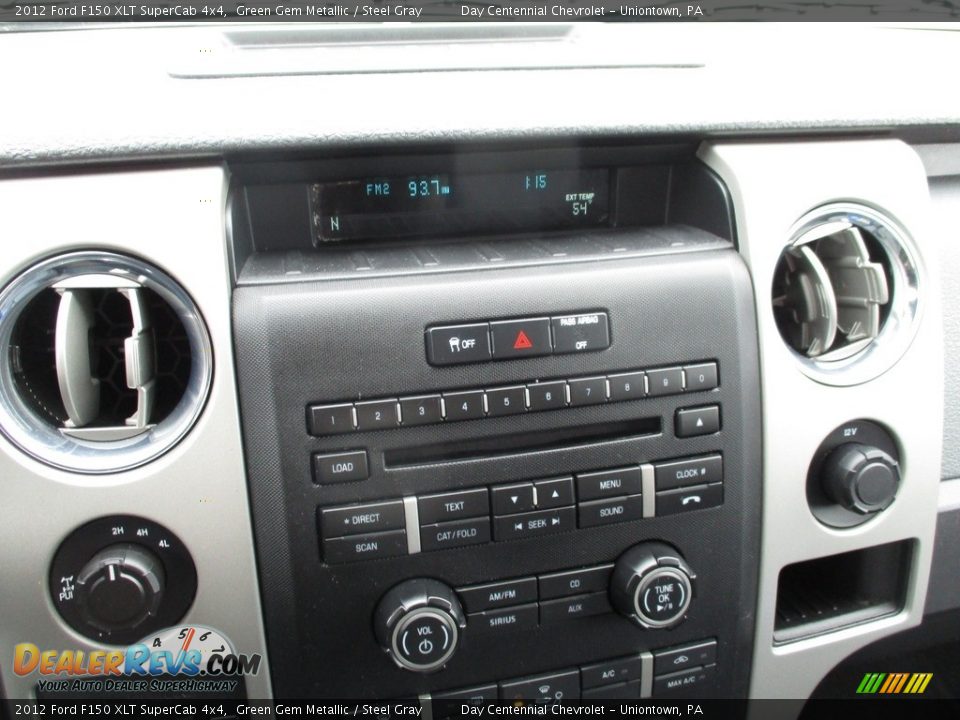 2012 Ford F150 XLT SuperCab 4x4 Green Gem Metallic / Steel Gray Photo #27