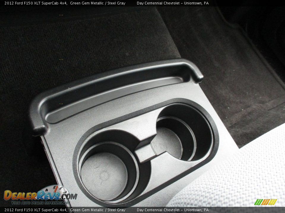 2012 Ford F150 XLT SuperCab 4x4 Green Gem Metallic / Steel Gray Photo #29