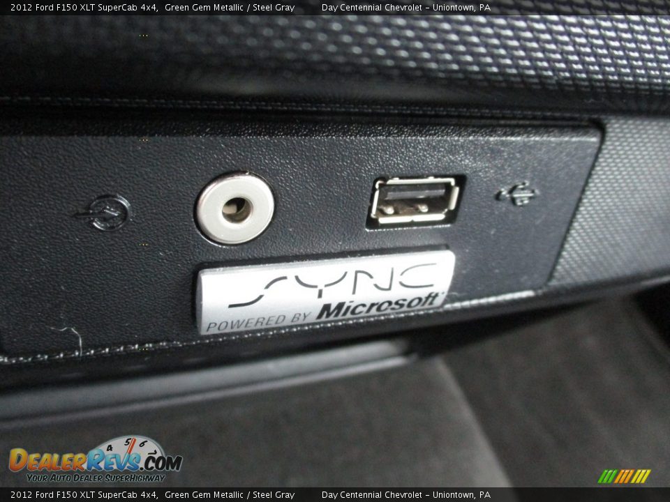 2012 Ford F150 XLT SuperCab 4x4 Green Gem Metallic / Steel Gray Photo #30