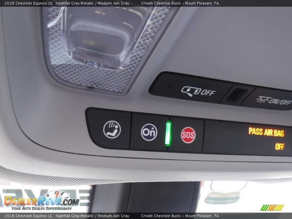 2018 Chevrolet Equinox LS Nightfall Gray Metallic / Medium Ash Gray Photo #18