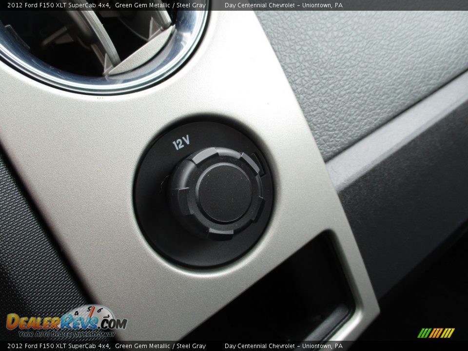 2012 Ford F150 XLT SuperCab 4x4 Green Gem Metallic / Steel Gray Photo #31