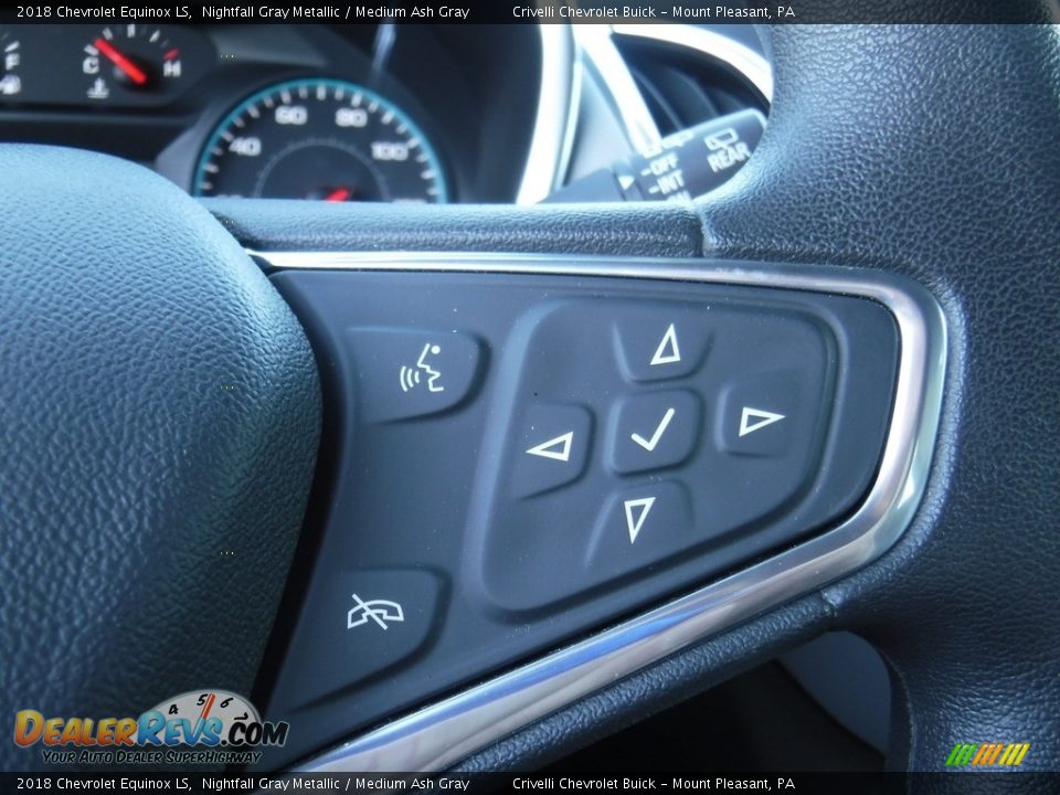 2018 Chevrolet Equinox LS Nightfall Gray Metallic / Medium Ash Gray Photo #20
