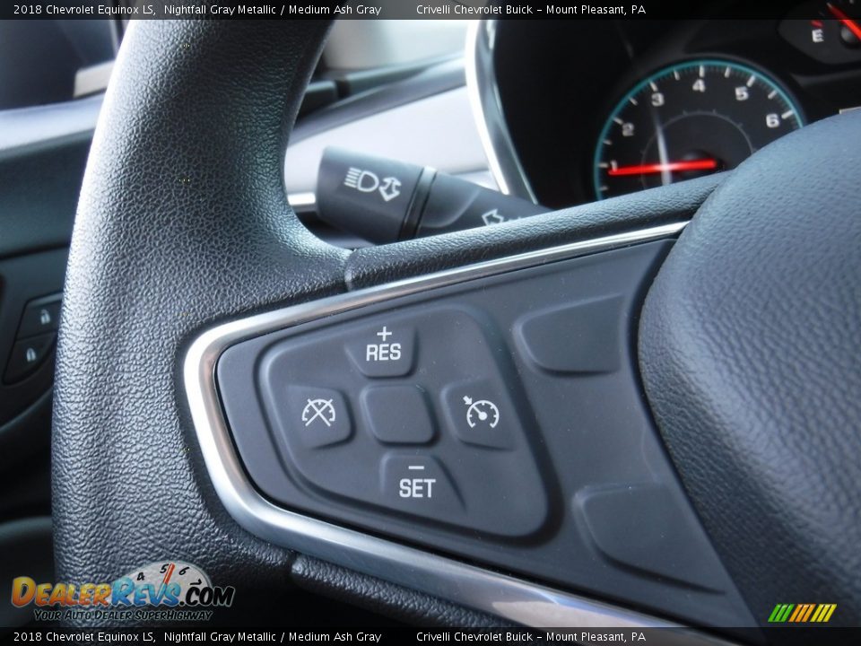 2018 Chevrolet Equinox LS Nightfall Gray Metallic / Medium Ash Gray Photo #21