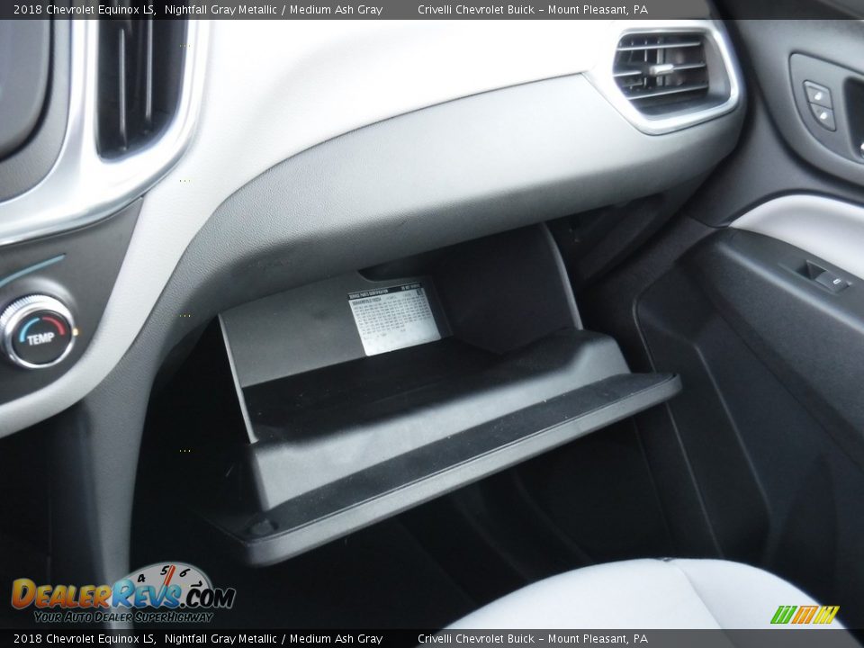 2018 Chevrolet Equinox LS Nightfall Gray Metallic / Medium Ash Gray Photo #22