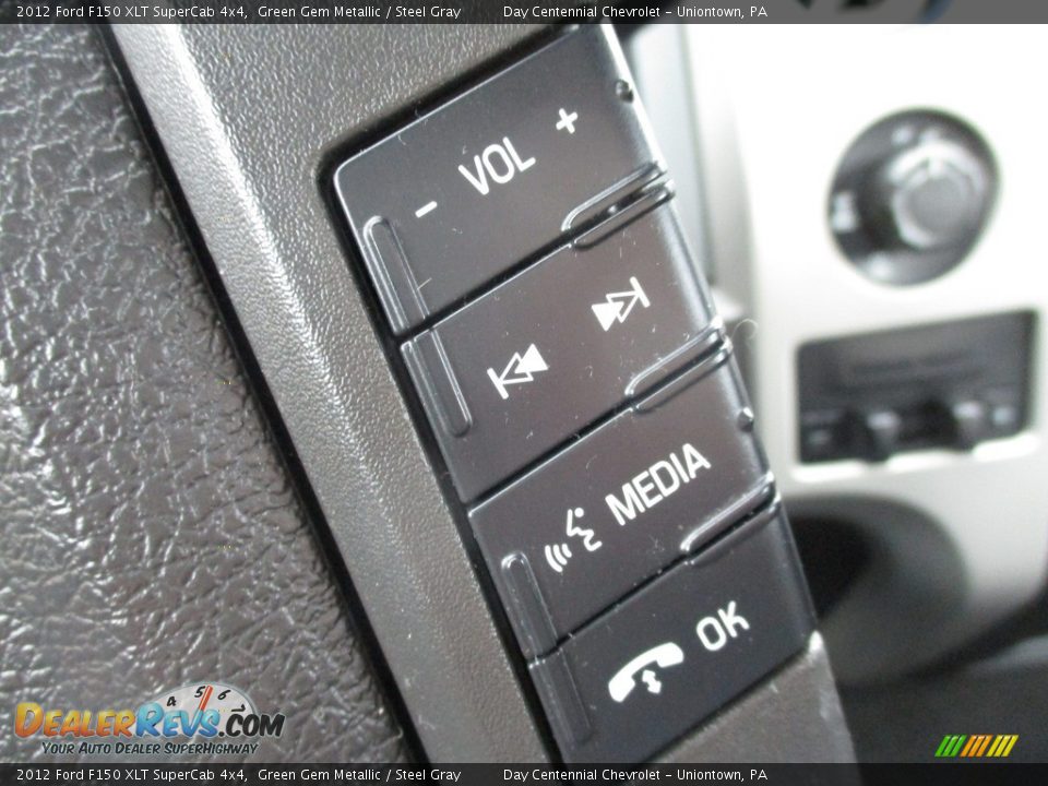 2012 Ford F150 XLT SuperCab 4x4 Green Gem Metallic / Steel Gray Photo #35