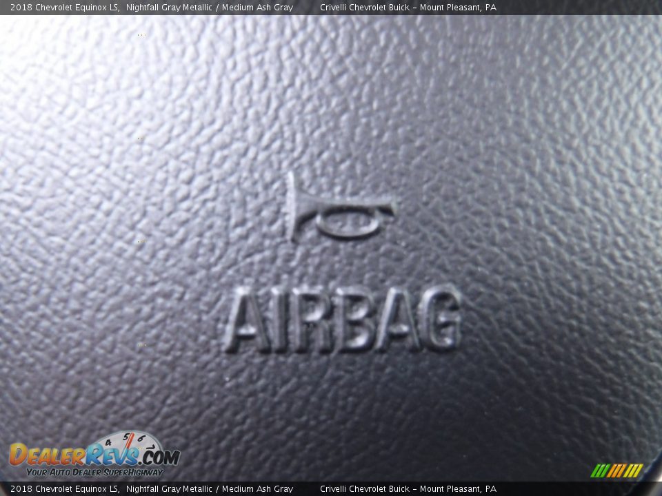 2018 Chevrolet Equinox LS Nightfall Gray Metallic / Medium Ash Gray Photo #25
