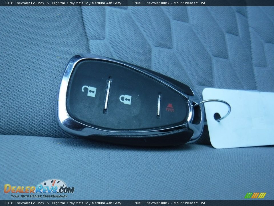 2018 Chevrolet Equinox LS Nightfall Gray Metallic / Medium Ash Gray Photo #30