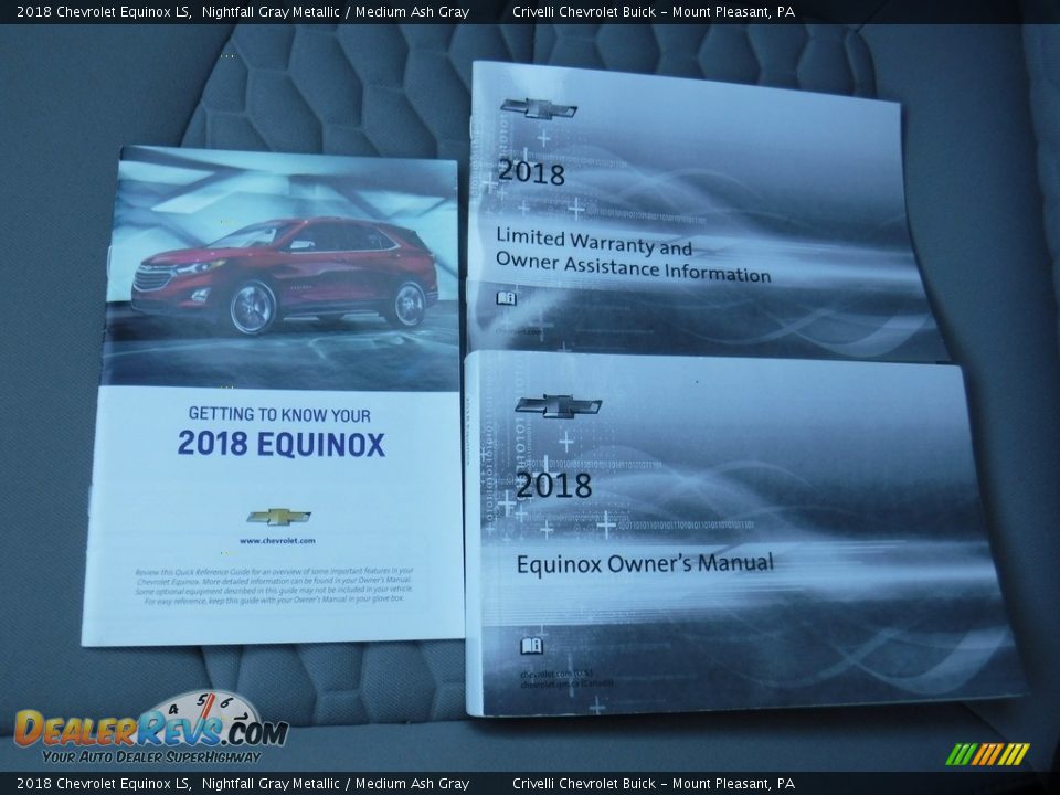 2018 Chevrolet Equinox LS Nightfall Gray Metallic / Medium Ash Gray Photo #31