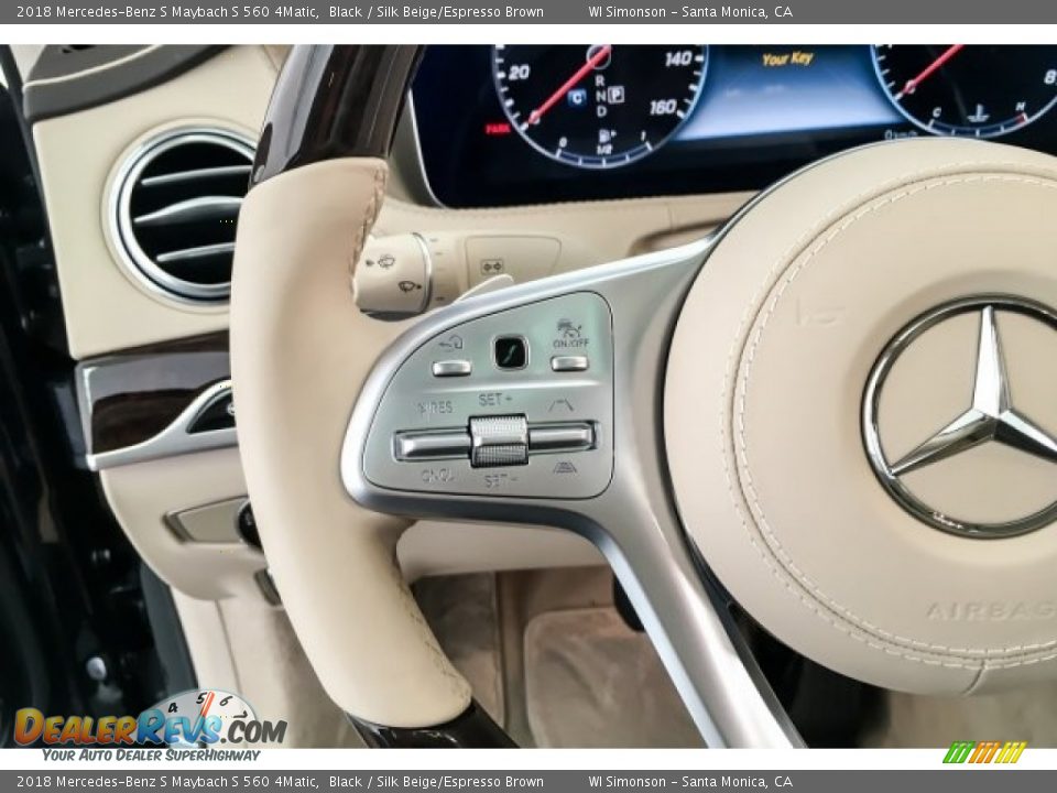 2018 Mercedes-Benz S Maybach S 560 4Matic Steering Wheel Photo #20
