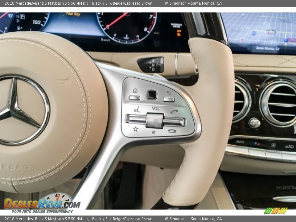 2018 Mercedes-Benz S Maybach S 560 4Matic Steering Wheel Photo #21