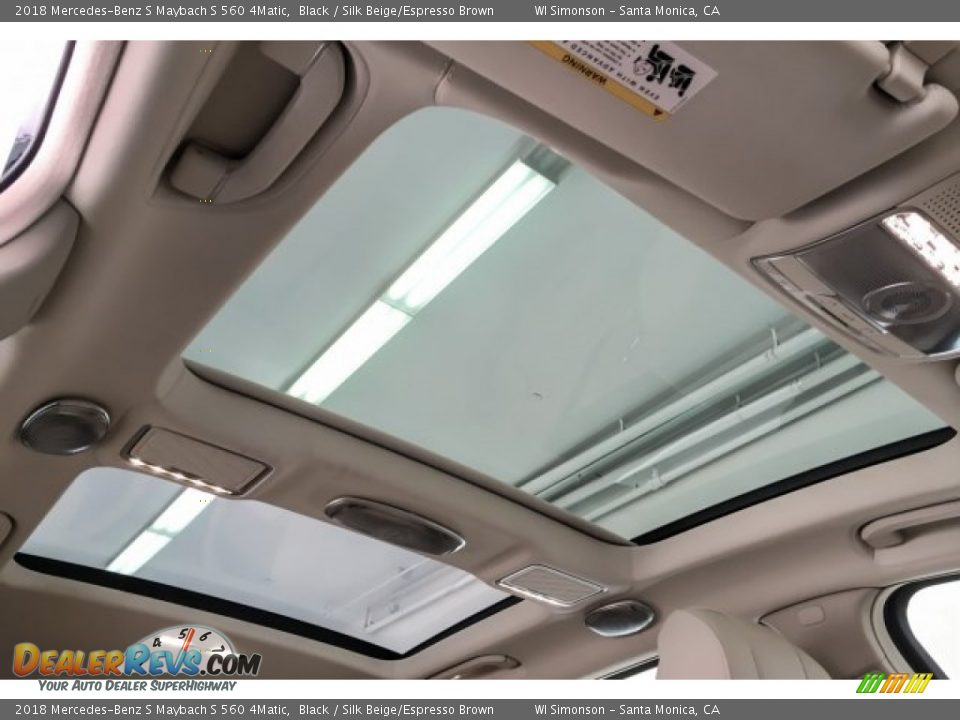 Sunroof of 2018 Mercedes-Benz S Maybach S 560 4Matic Photo #30