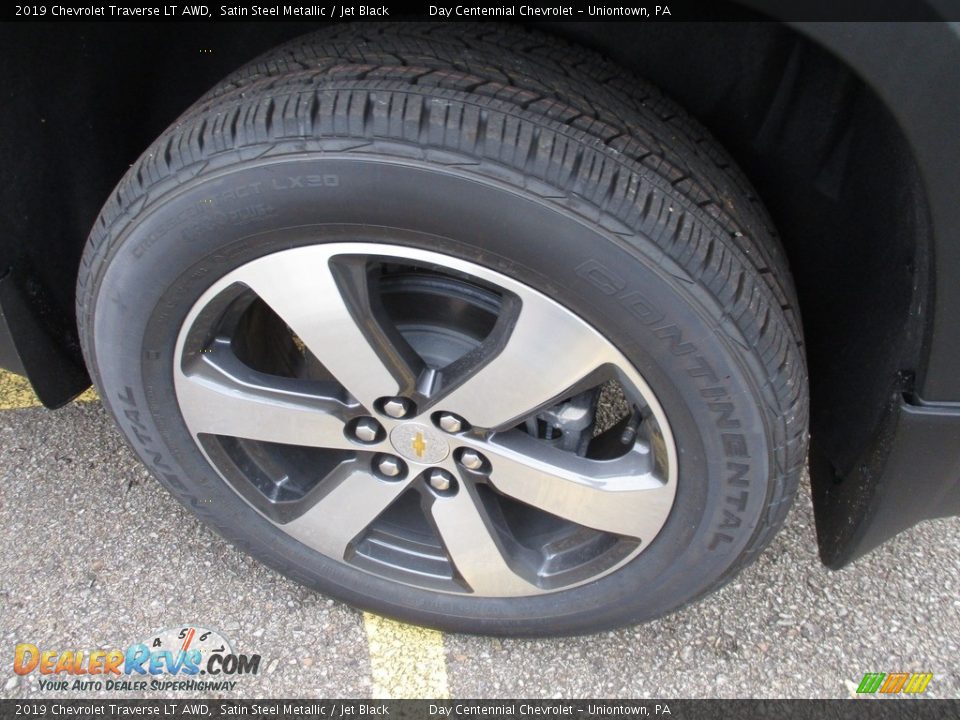 2019 Chevrolet Traverse LT AWD Satin Steel Metallic / Jet Black Photo #6