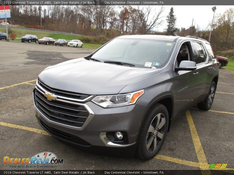 2019 Chevrolet Traverse LT AWD Satin Steel Metallic / Jet Black Photo #7