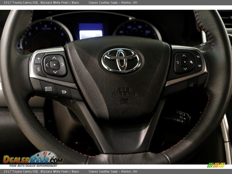 2017 Toyota Camry XSE Blizzard White Pearl / Black Photo #7