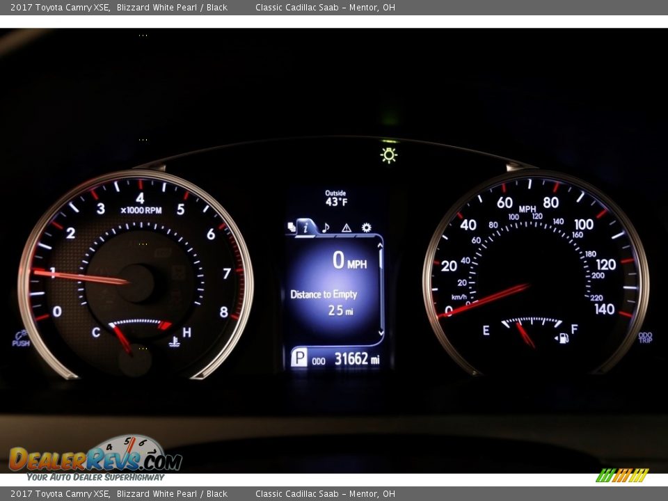 2017 Toyota Camry XSE Blizzard White Pearl / Black Photo #8