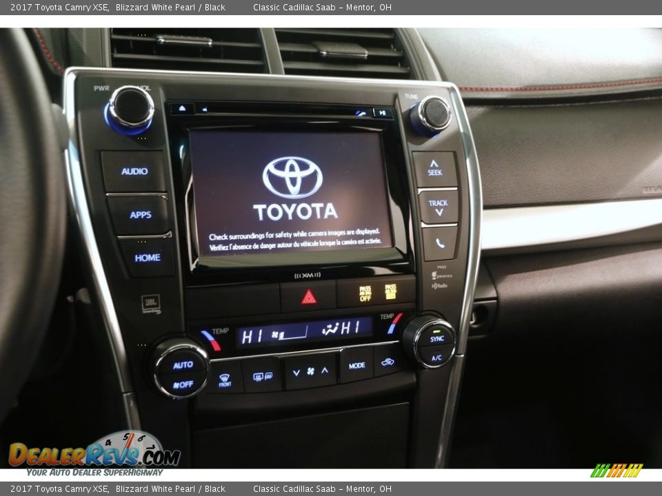 2017 Toyota Camry XSE Blizzard White Pearl / Black Photo #9