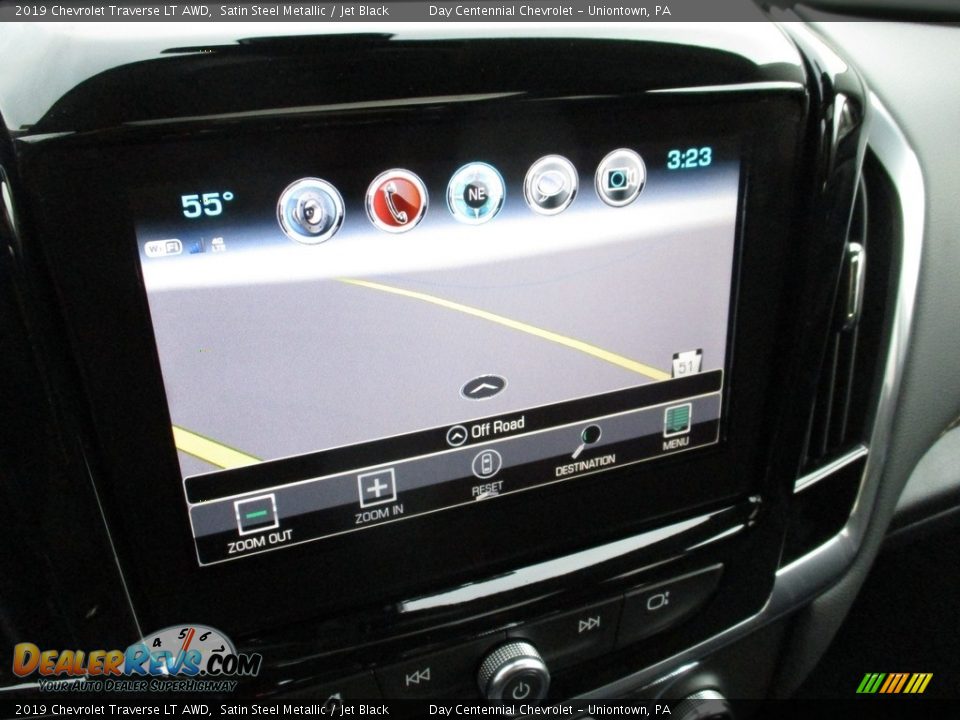 2019 Chevrolet Traverse LT AWD Satin Steel Metallic / Jet Black Photo #15