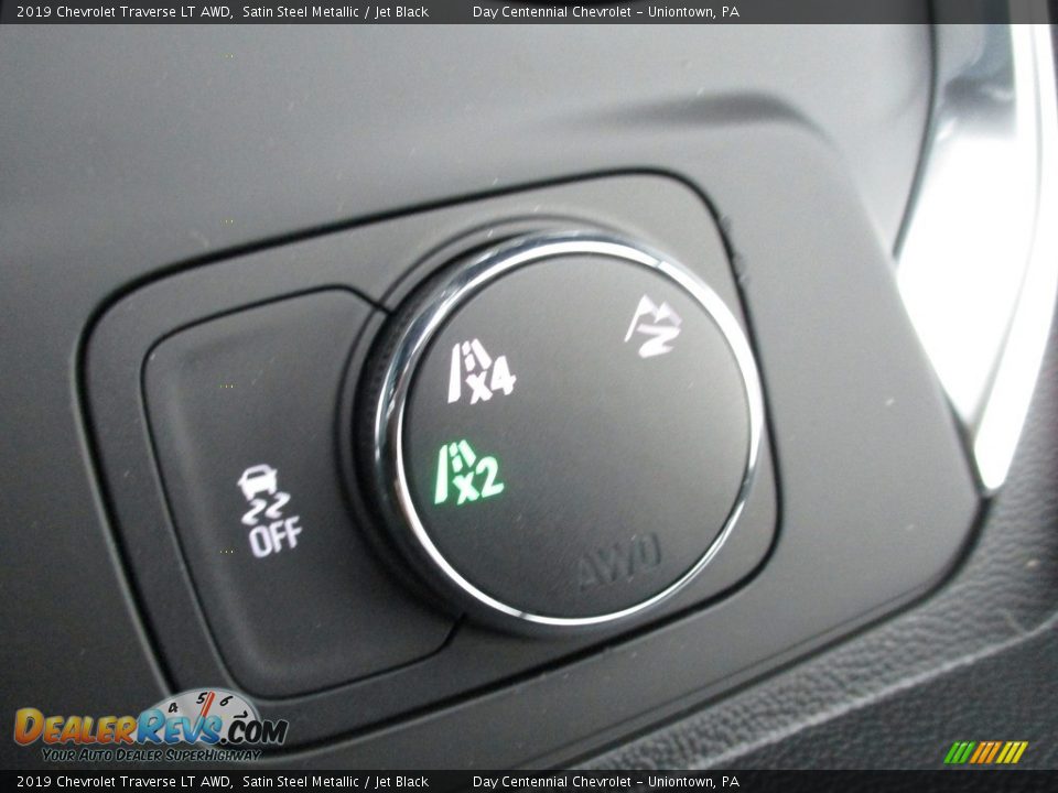 2019 Chevrolet Traverse LT AWD Satin Steel Metallic / Jet Black Photo #18