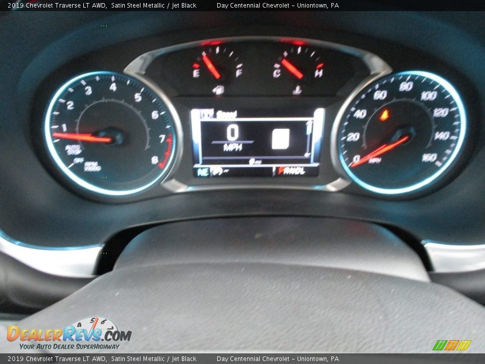 2019 Chevrolet Traverse LT AWD Satin Steel Metallic / Jet Black Photo #20