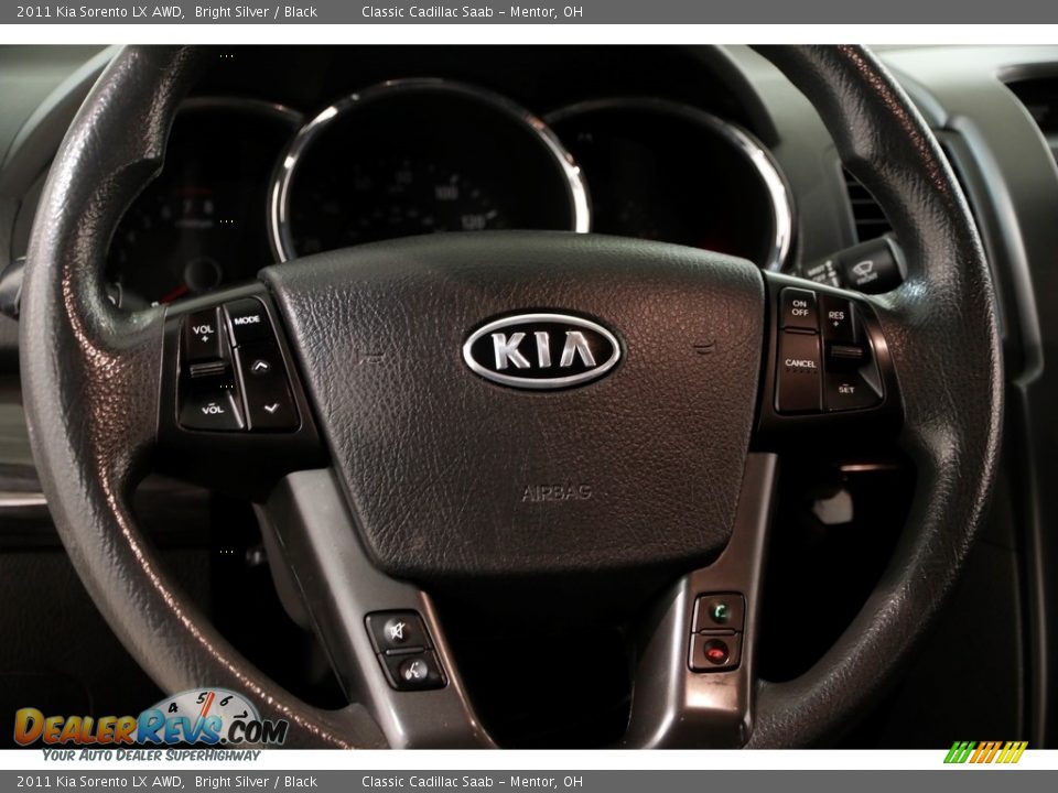 2011 Kia Sorento LX AWD Bright Silver / Black Photo #7
