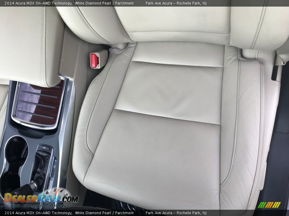 2014 Acura MDX SH-AWD Technology White Diamond Pearl / Parchment Photo #21