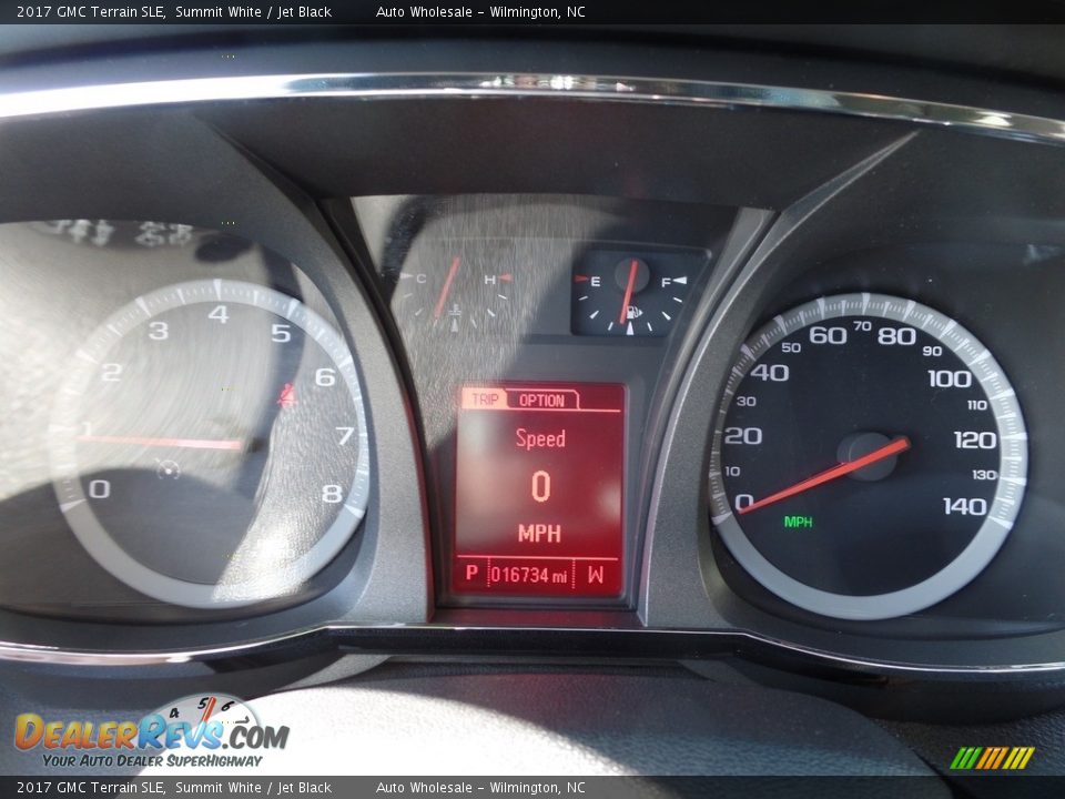 2017 GMC Terrain SLE Summit White / Jet Black Photo #16