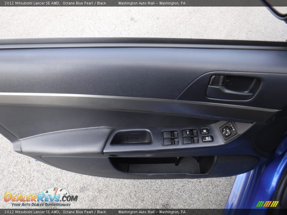 2012 Mitsubishi Lancer SE AWD Octane Blue Pearl / Black Photo #9