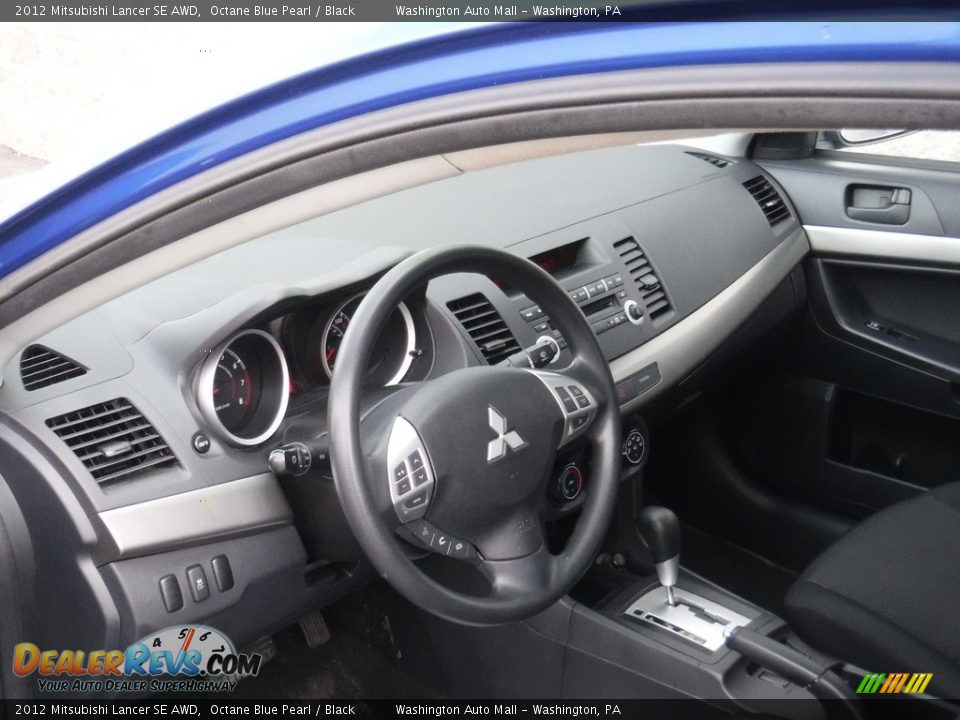 2012 Mitsubishi Lancer SE AWD Octane Blue Pearl / Black Photo #10