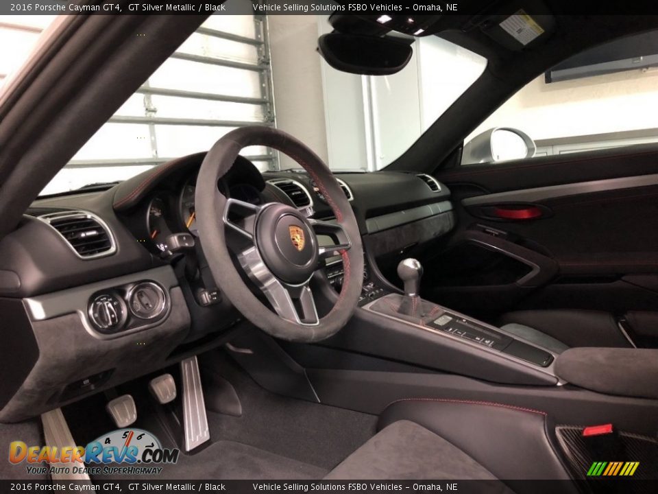2016 Porsche Cayman GT4 GT Silver Metallic / Black Photo #3