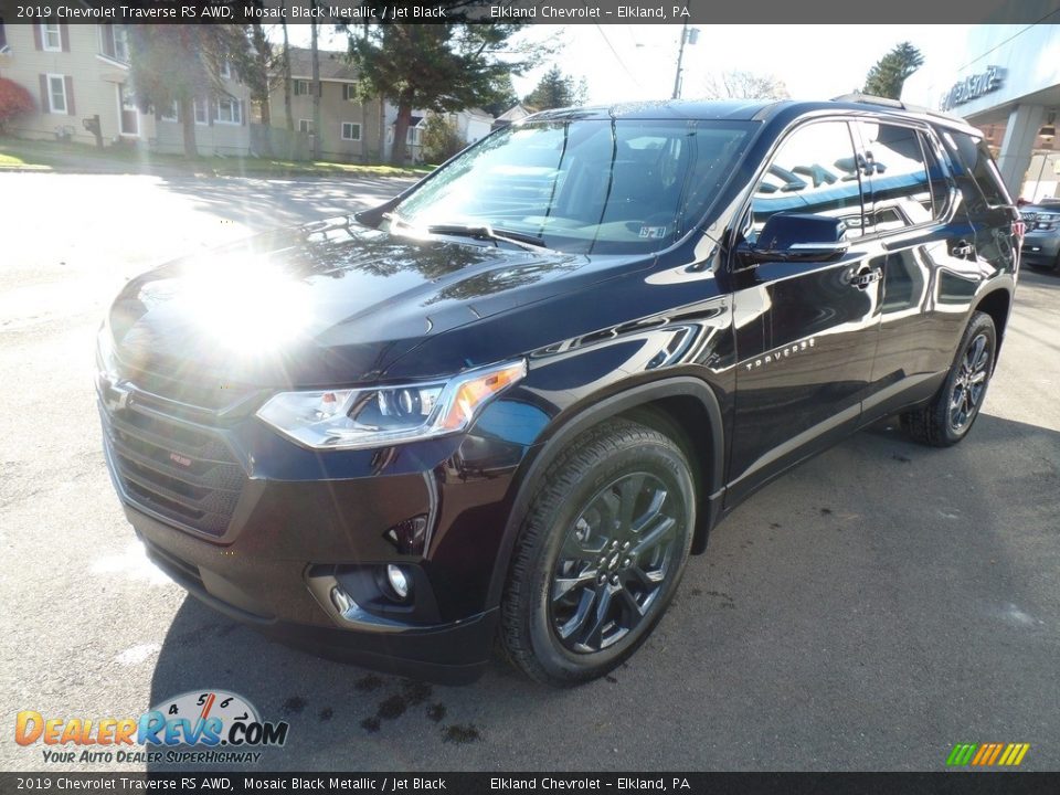 2019 Chevrolet Traverse RS AWD Mosaic Black Metallic / Jet Black Photo #1