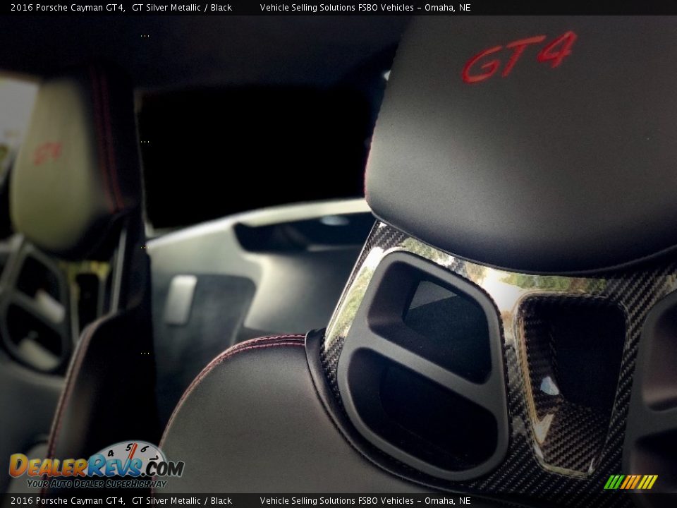 2016 Porsche Cayman GT4 GT Silver Metallic / Black Photo #6