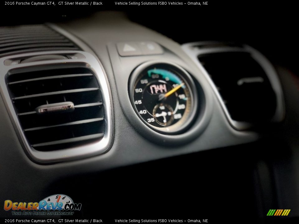 2016 Porsche Cayman GT4 GT Silver Metallic / Black Photo #8