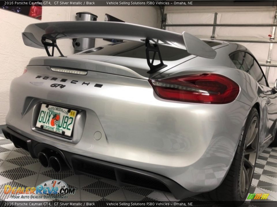2016 Porsche Cayman GT4 GT Silver Metallic / Black Photo #9