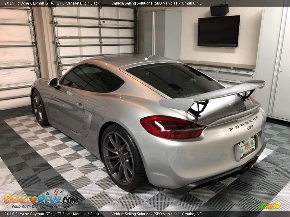 2016 Porsche Cayman GT4 GT Silver Metallic / Black Photo #10