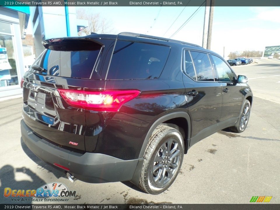 2019 Chevrolet Traverse RS AWD Mosaic Black Metallic / Jet Black Photo #6