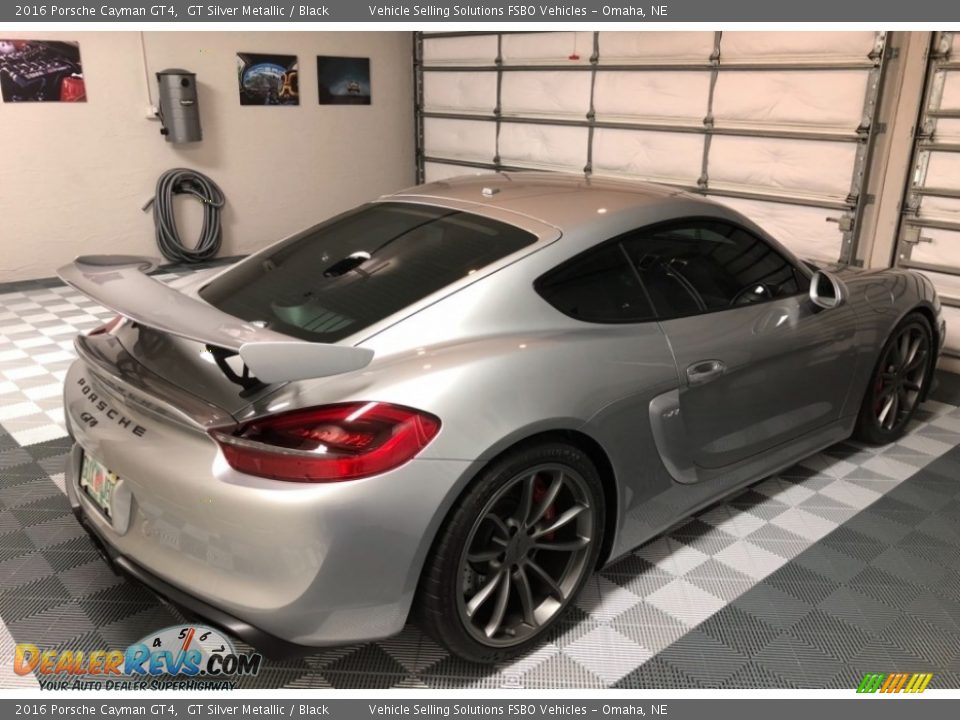 2016 Porsche Cayman GT4 GT Silver Metallic / Black Photo #11
