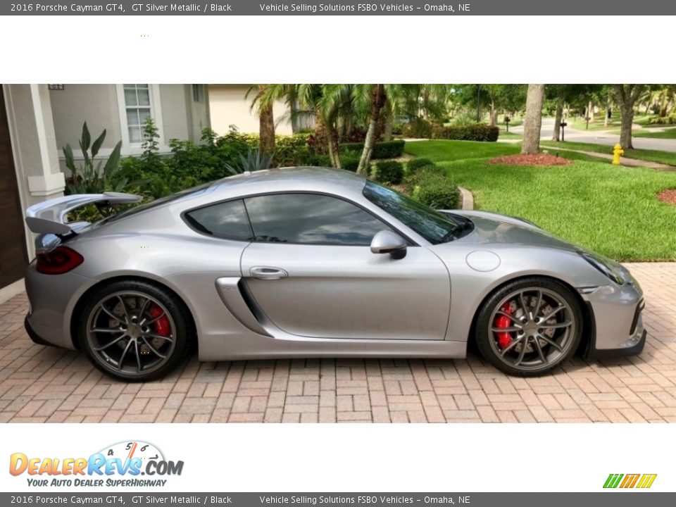 GT Silver Metallic 2016 Porsche Cayman GT4 Photo #12
