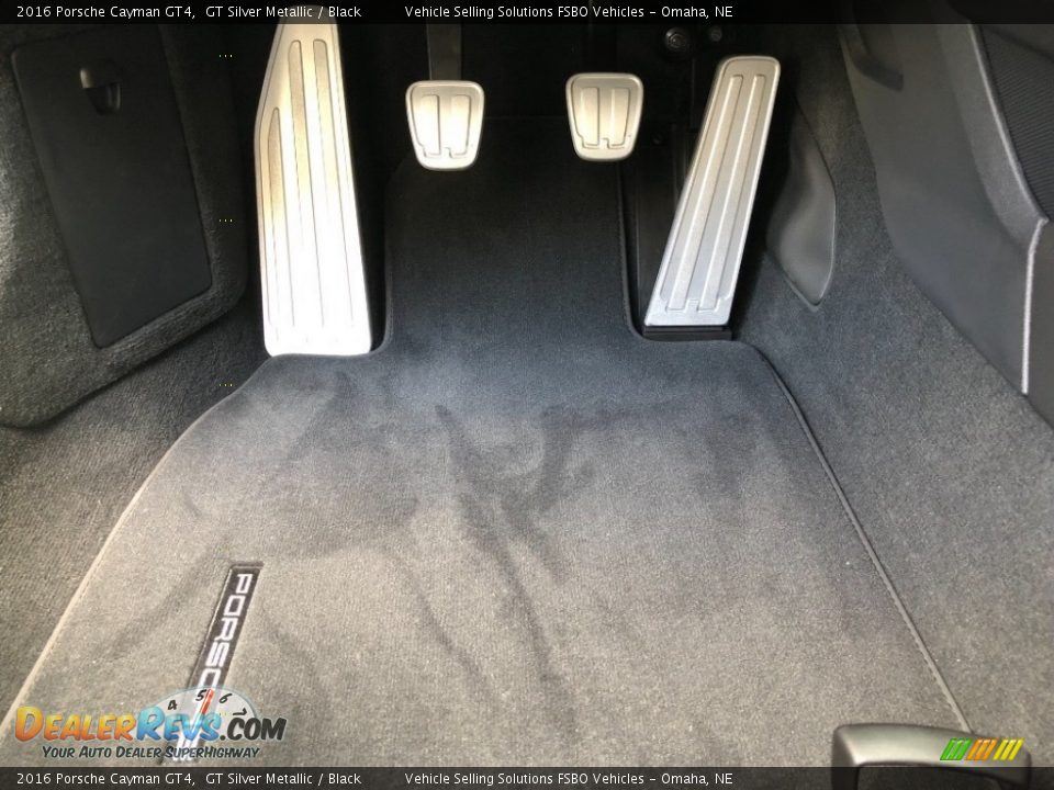 2016 Porsche Cayman GT4 GT Silver Metallic / Black Photo #14