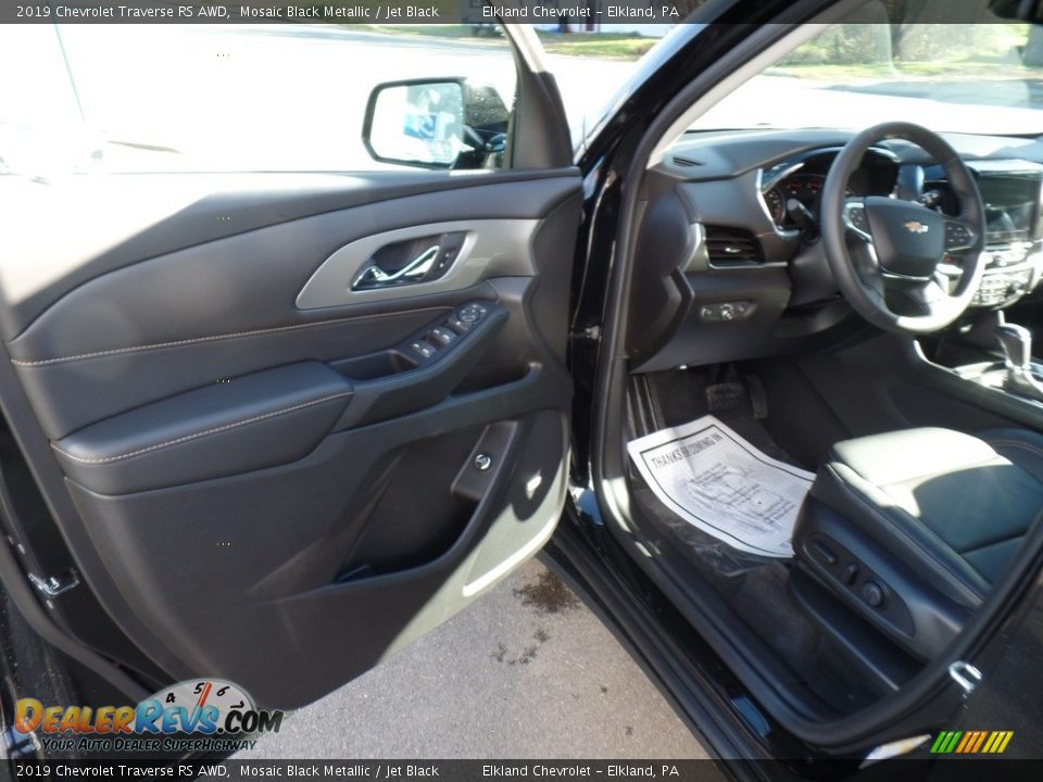 2019 Chevrolet Traverse RS AWD Mosaic Black Metallic / Jet Black Photo #13