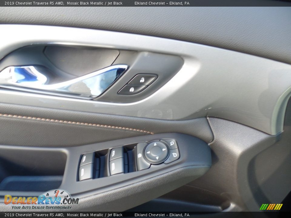 2019 Chevrolet Traverse RS AWD Mosaic Black Metallic / Jet Black Photo #15