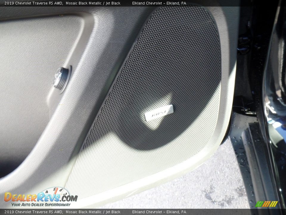 2019 Chevrolet Traverse RS AWD Mosaic Black Metallic / Jet Black Photo #17