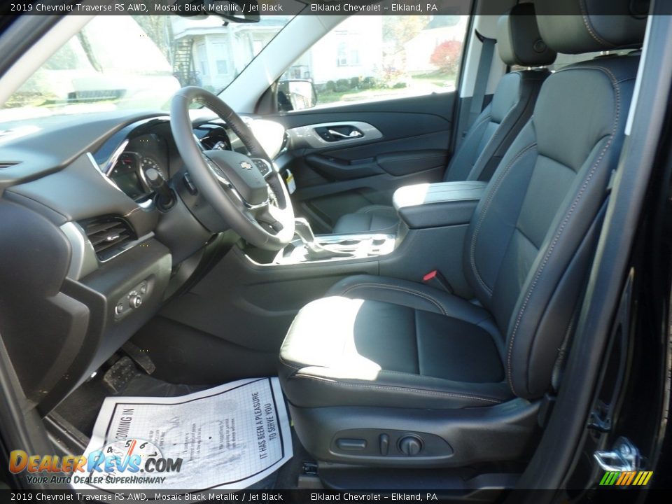 2019 Chevrolet Traverse RS AWD Mosaic Black Metallic / Jet Black Photo #18